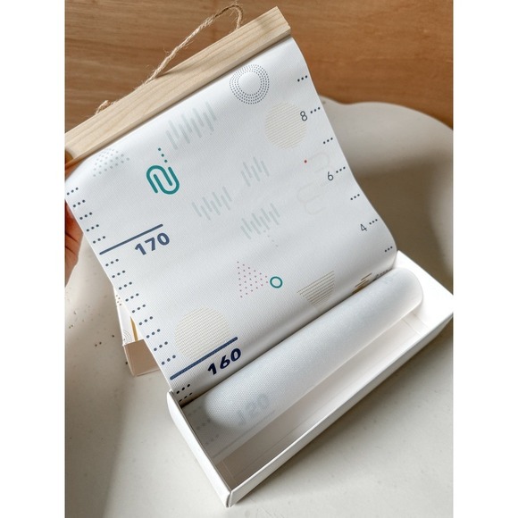 Noobie Height Chart for Kids Baby Toddler Wall Decor Growth Measurement - Picture 2 of 2